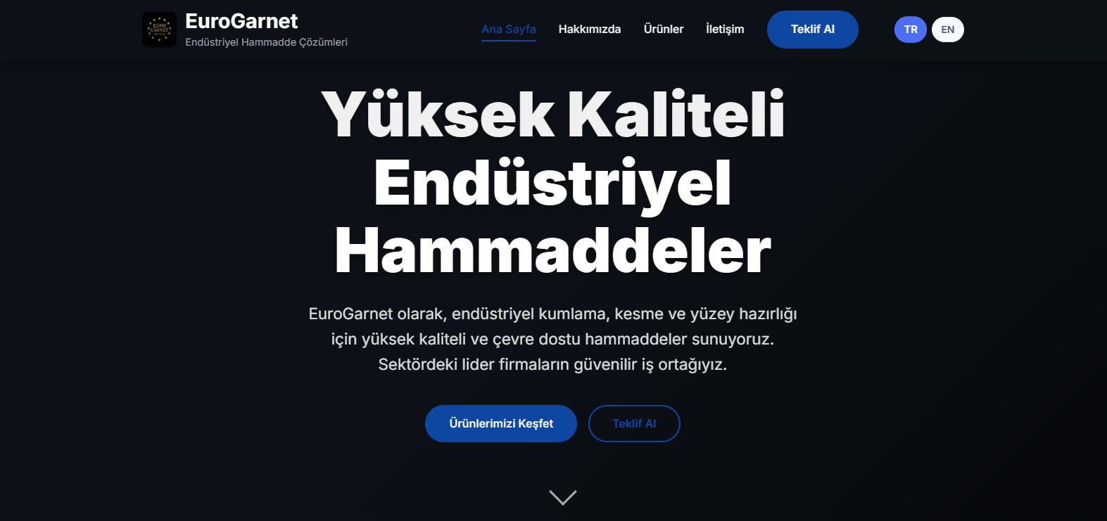 Euro Garnet Web Sitesi